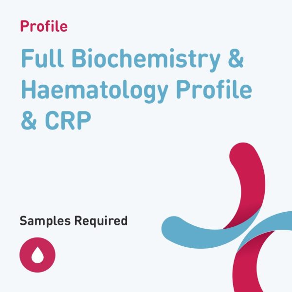 6226 full biochemistry haematology profile crp